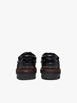 1876 Camp Moc Black Leather & Suede