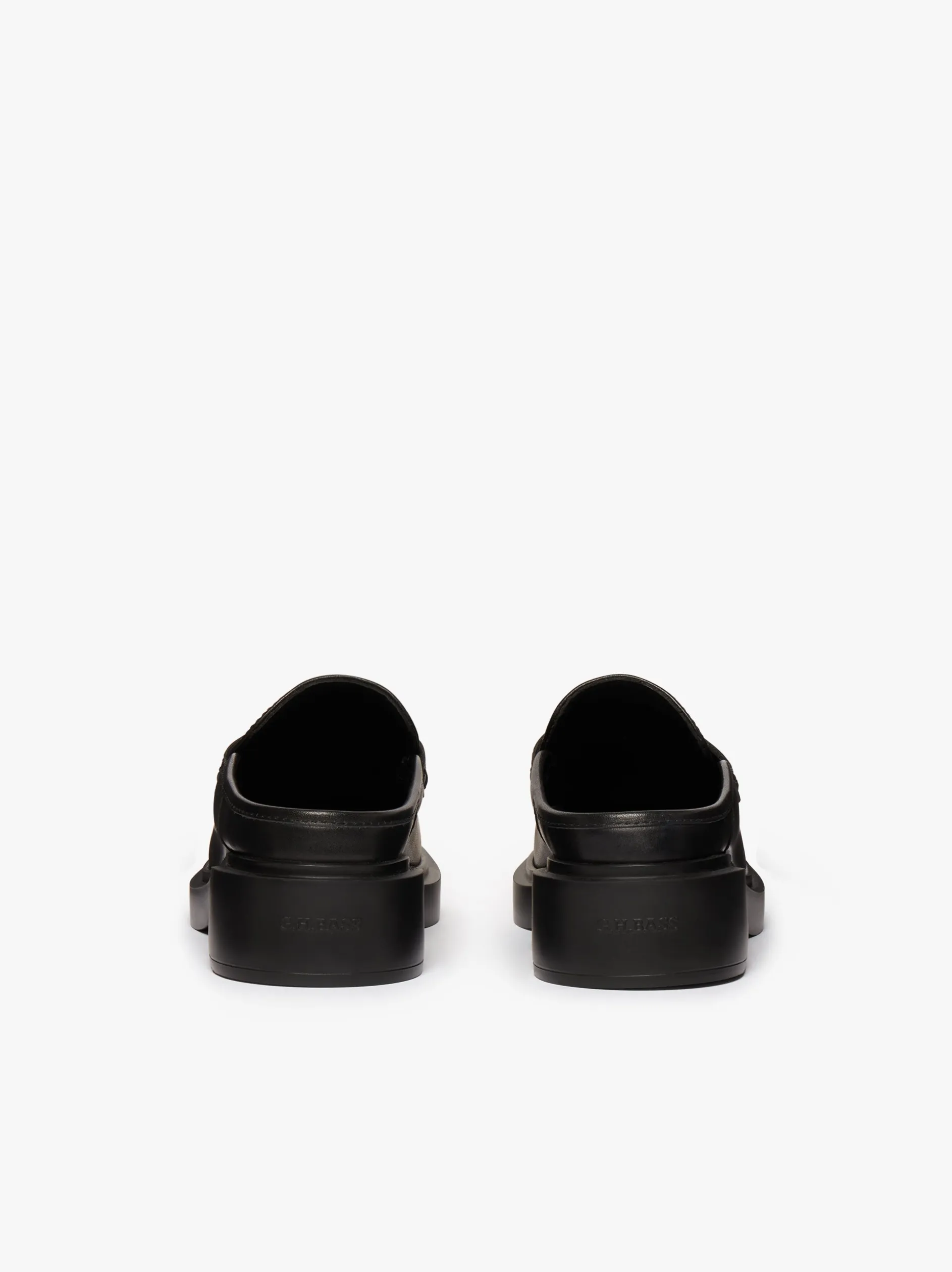 Albany II Mule Penny Loafers Black Leather