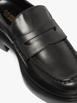 Albany II Penny Loafers Black Leather