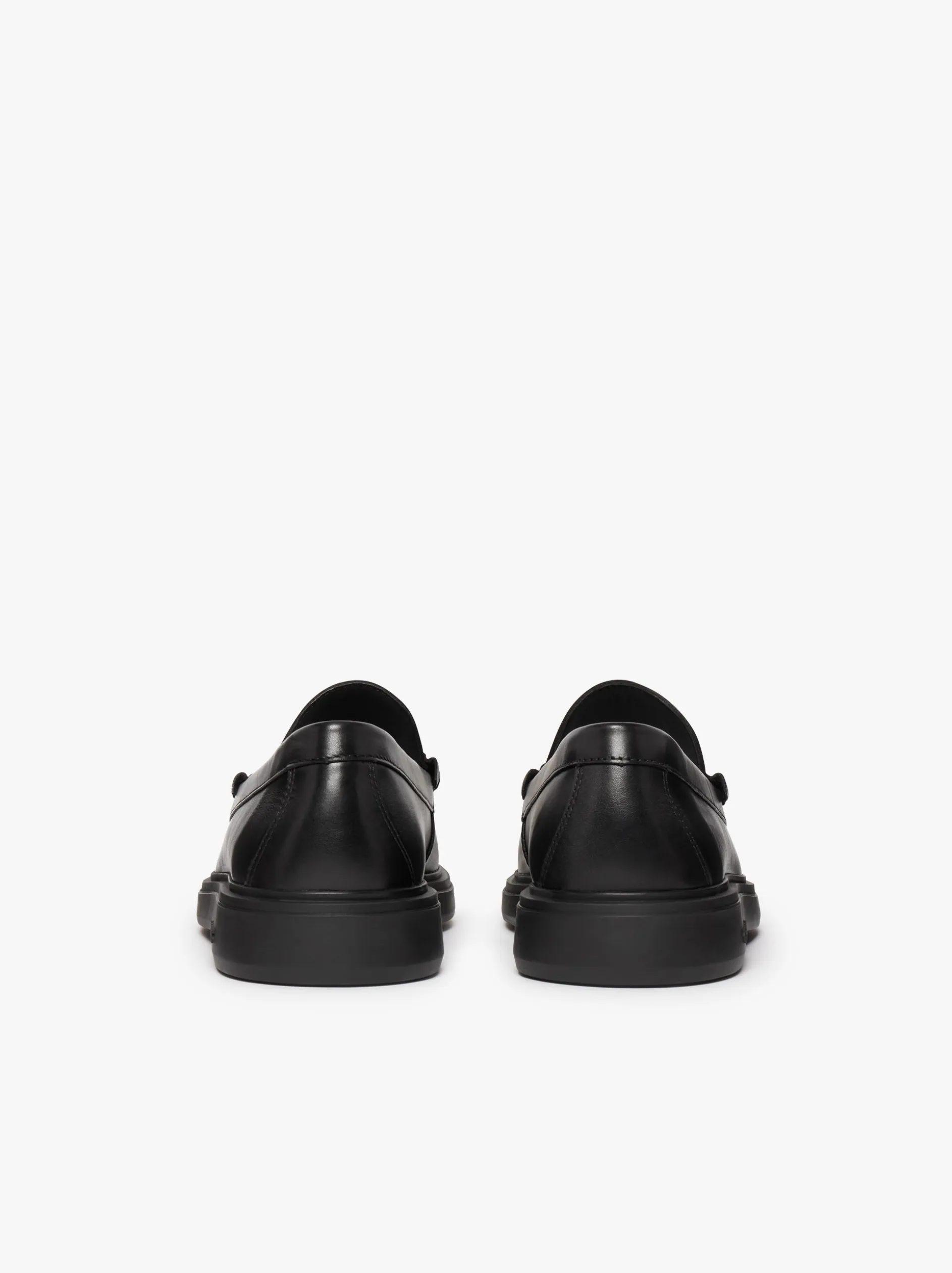 Bosco Cupsole Penny Loafers Black leather