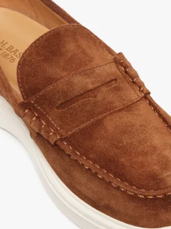 Bosco Cupsole Penny Loafers Mid brown