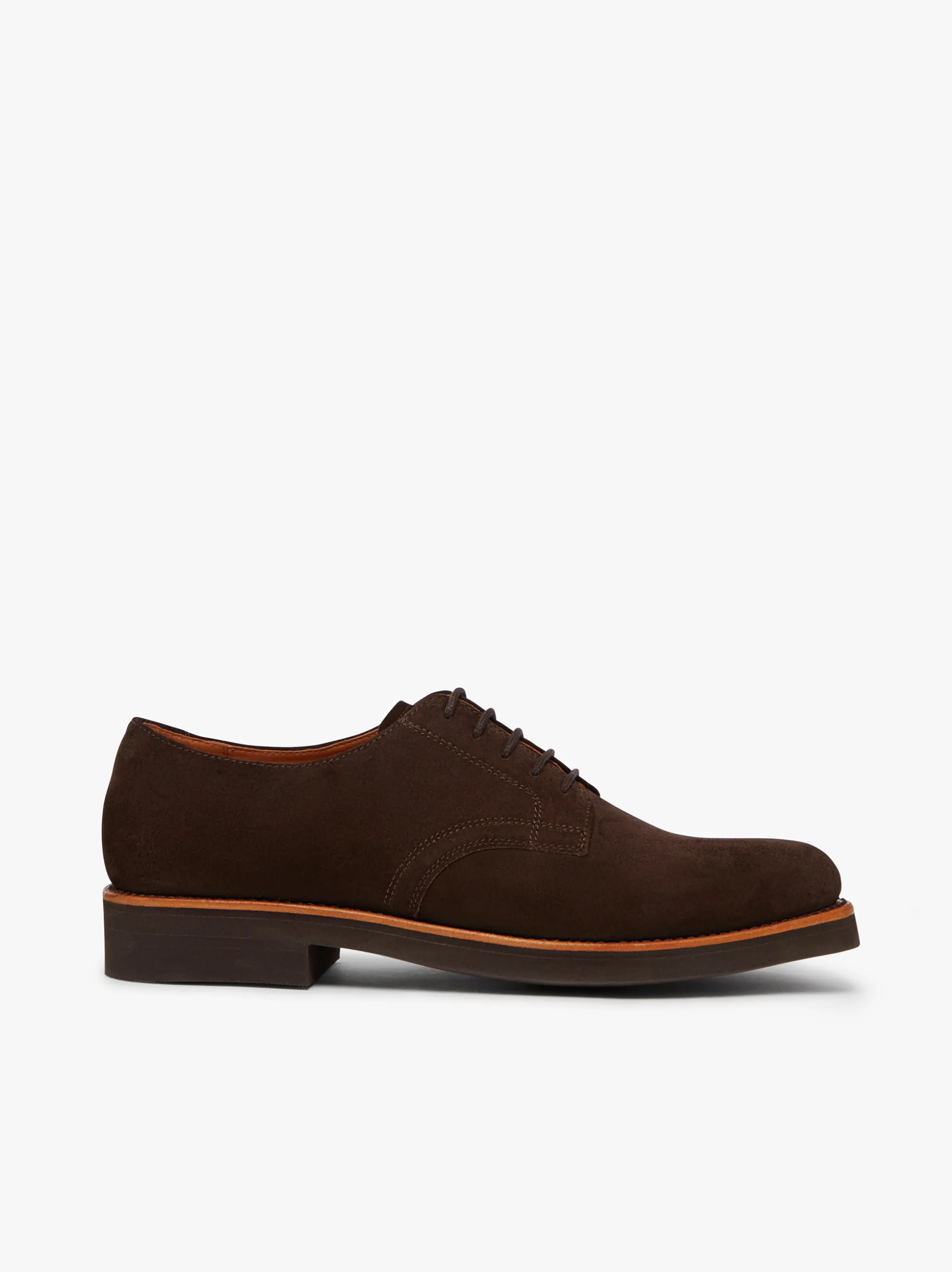 Buck Derby Dark Brown Suede