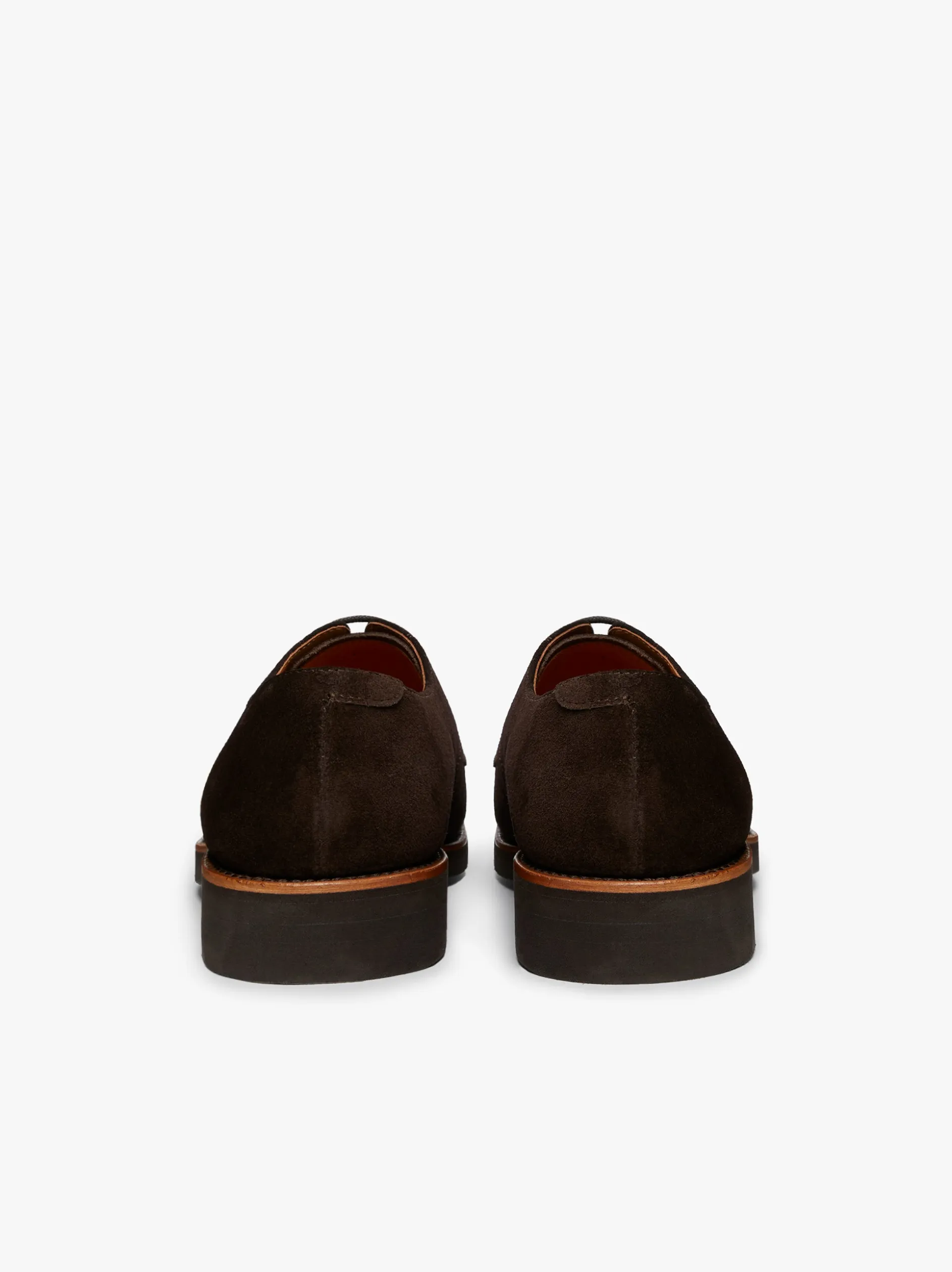 Buck Derby Dark Brown Suede