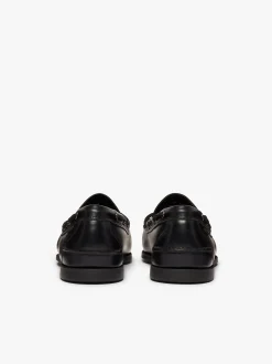 Camp Moc Decker Shoes Black Pull up leather