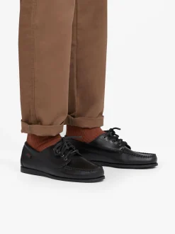 Camp Moc Jackman Black Leather