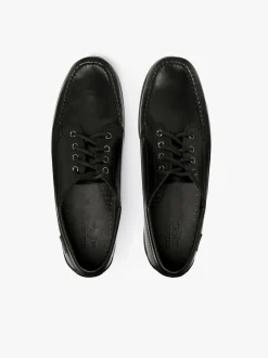 Camp Moc Jackman Black Leather