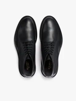 Culver Heritage Lace Up Boots Black Leather
