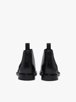 Culver Heritage Lace Up Boots Black Leather