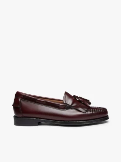 Easy Weejuns Esther Kiltie Tassel Loafers Wine Leather