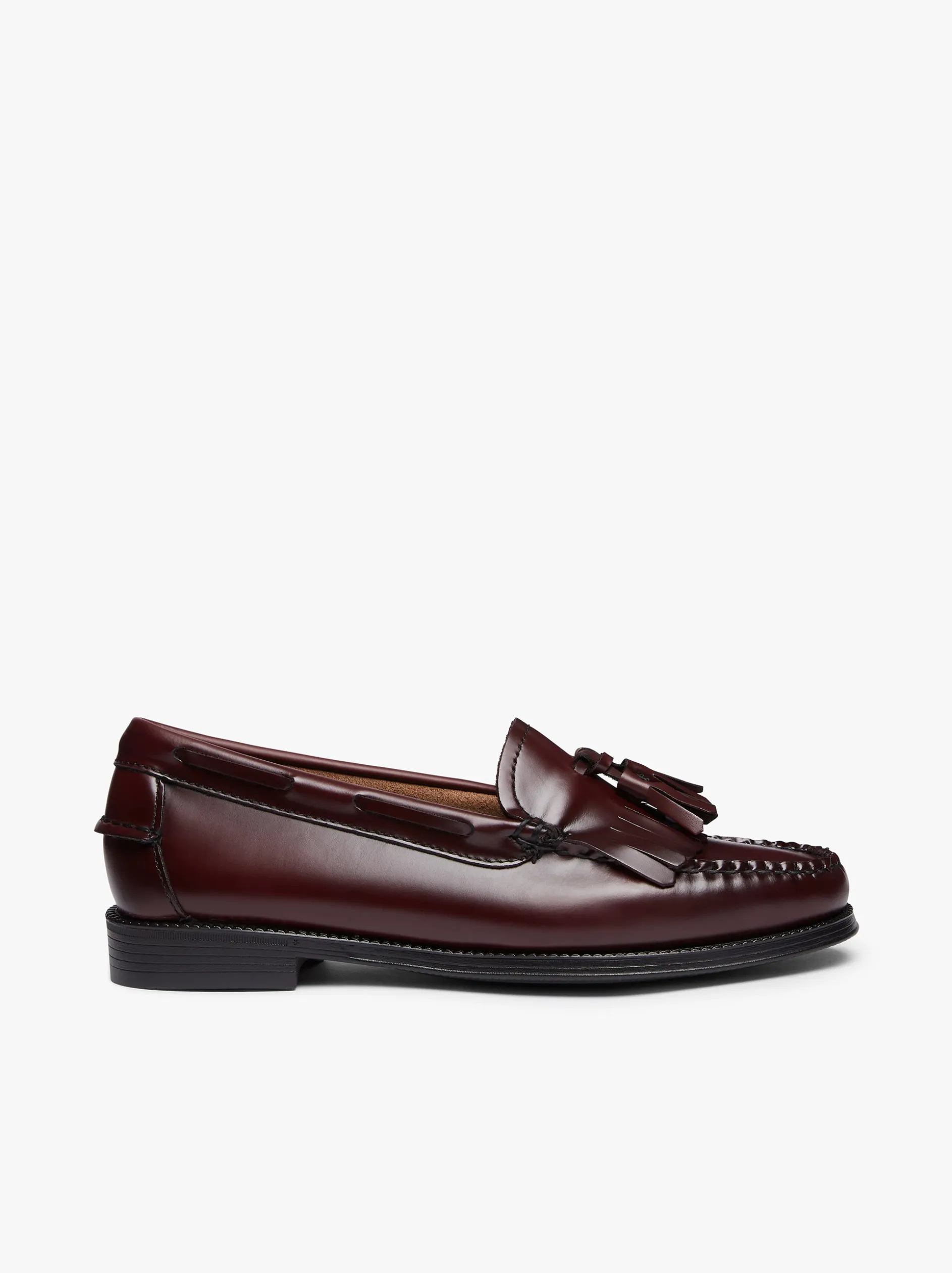 Easy Weejuns Esther Kiltie Tassel Loafers Wine Leather