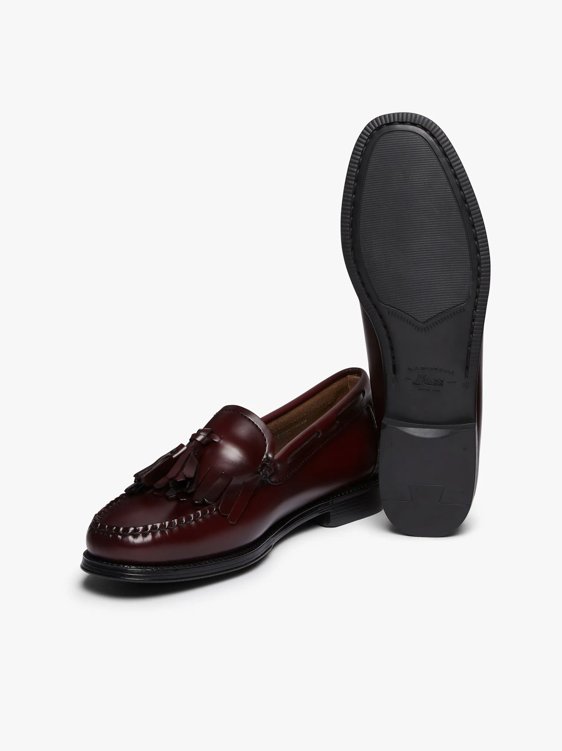 Easy Weejuns Esther Kiltie Tassel Loafers Wine Leather