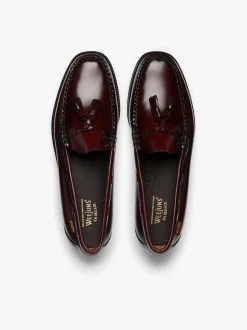 Easy Weejuns Larkin Tassel Loafers Wine Leather