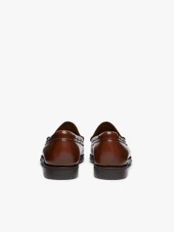 Easy Weejuns Larkin Tassel Loafers Brown Leather