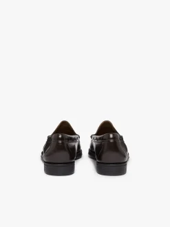 Easy Weejuns Larkin Tassel Loafers Chocolate leather