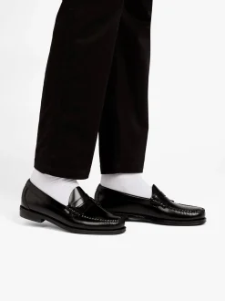 Easy Weejuns Larson Penny Loafers Black Leather
