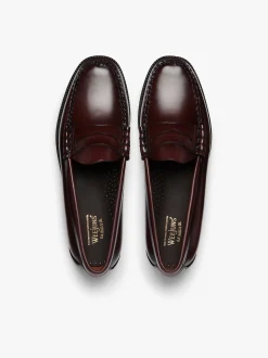 Easy Weejuns Larson Penny Loafers Wine Leather