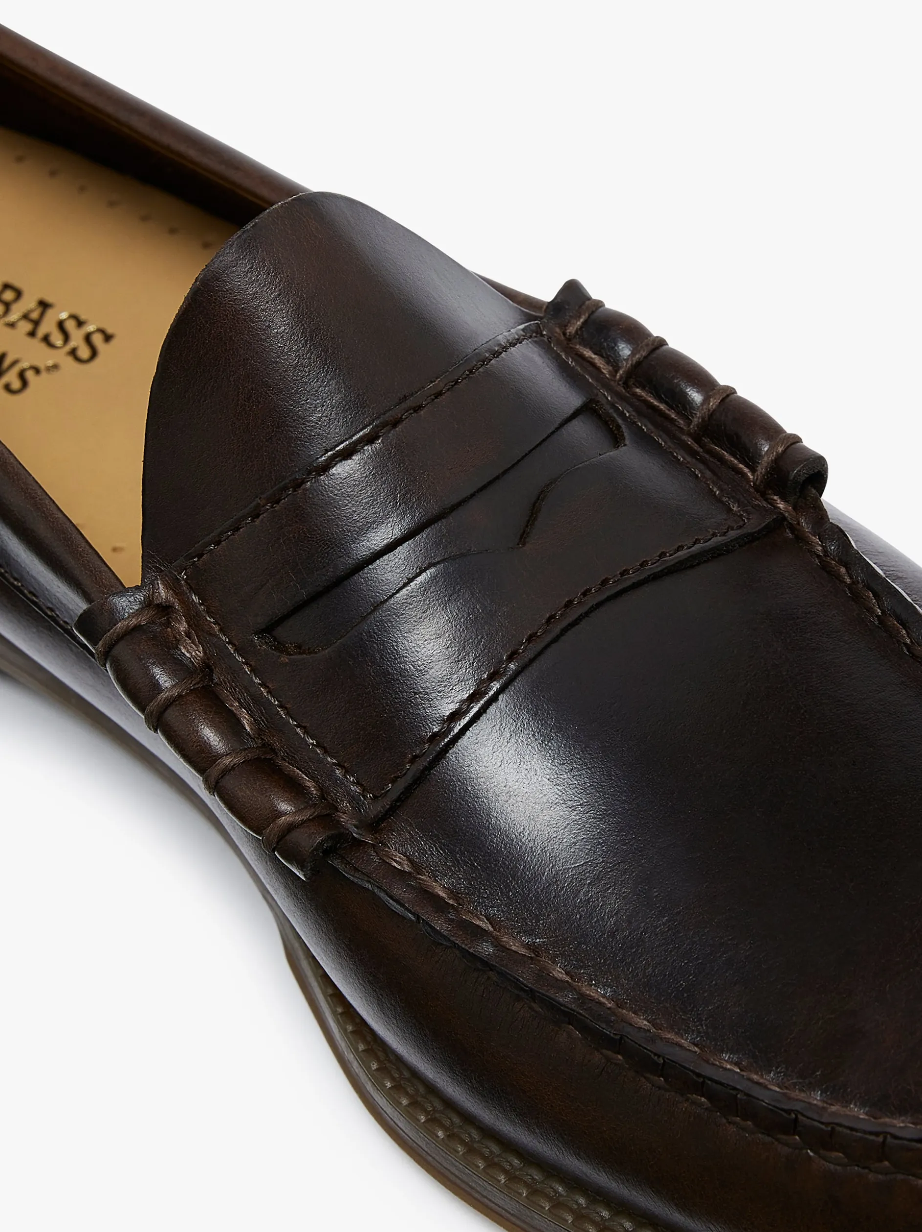 Easy Weejuns Larson Penny Loafers Chocolate leather