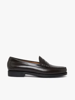 Easy Weejuns Larson Penny Loafers Chocolate Leather