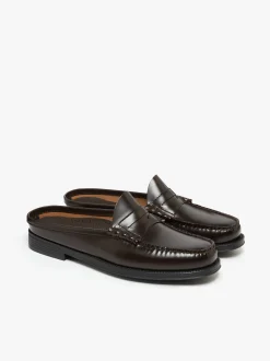 Easy Weejuns Larson Penny Slides brown