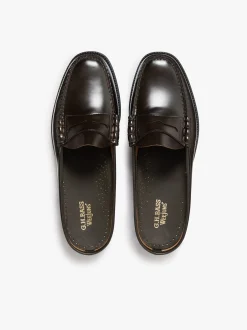 Easy Weejuns Larson Penny Slides brown