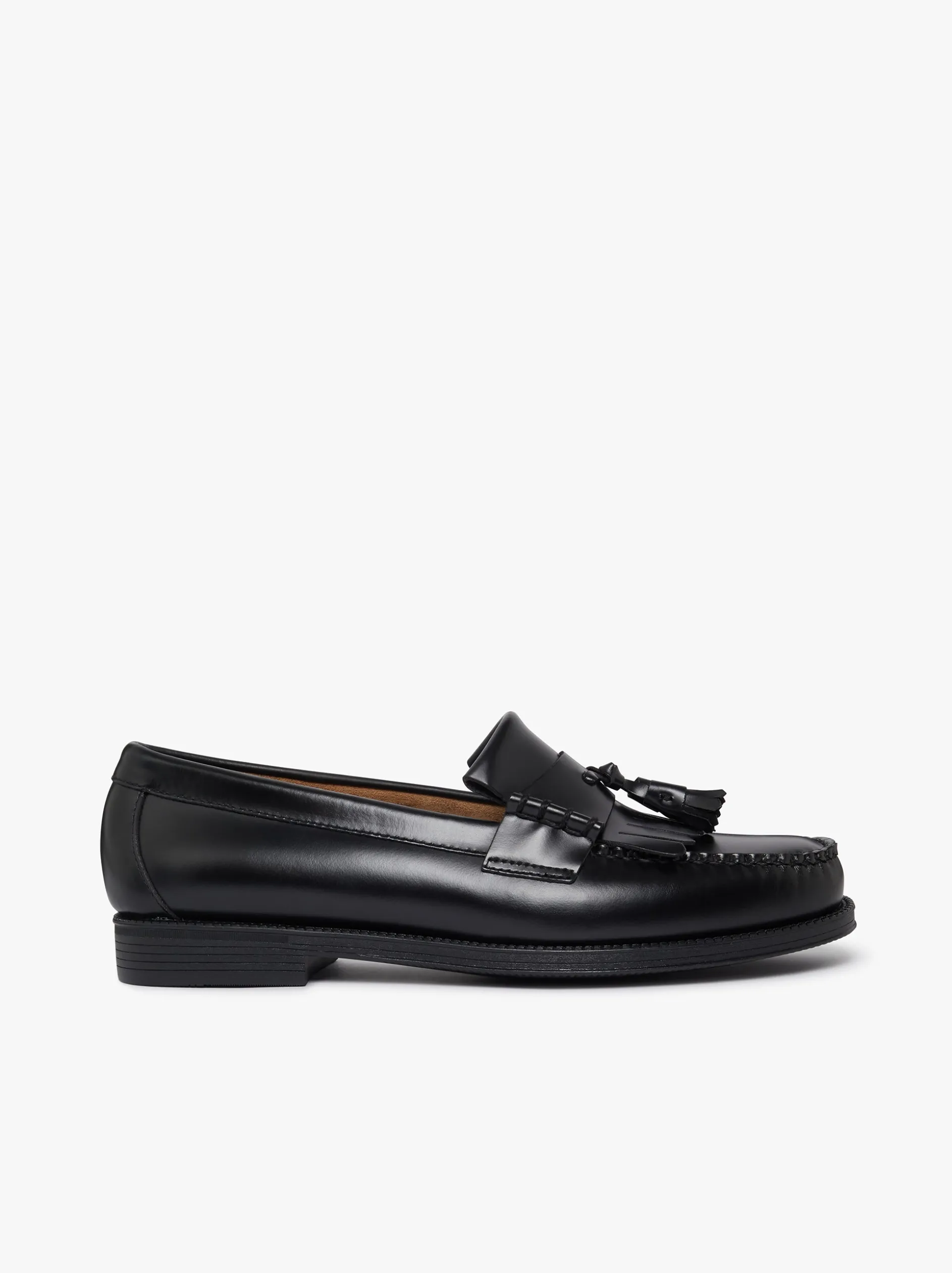 Easy Weejuns Layton II Kiltie Loafers Black Leather