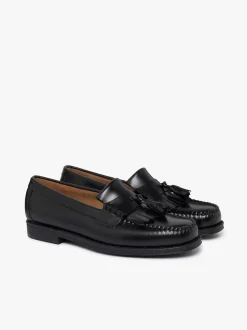 Easy Weejuns Layton II Kiltie Loafers Black Leather