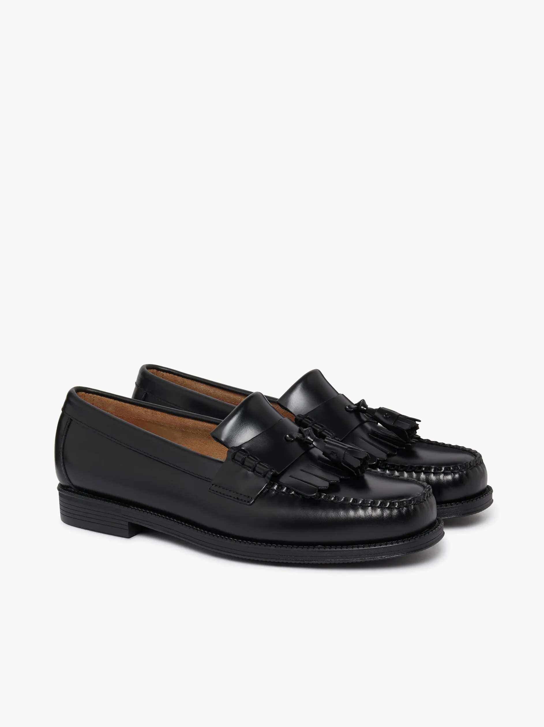 Easy Weejuns Layton II Kiltie Loafers Black Leather
