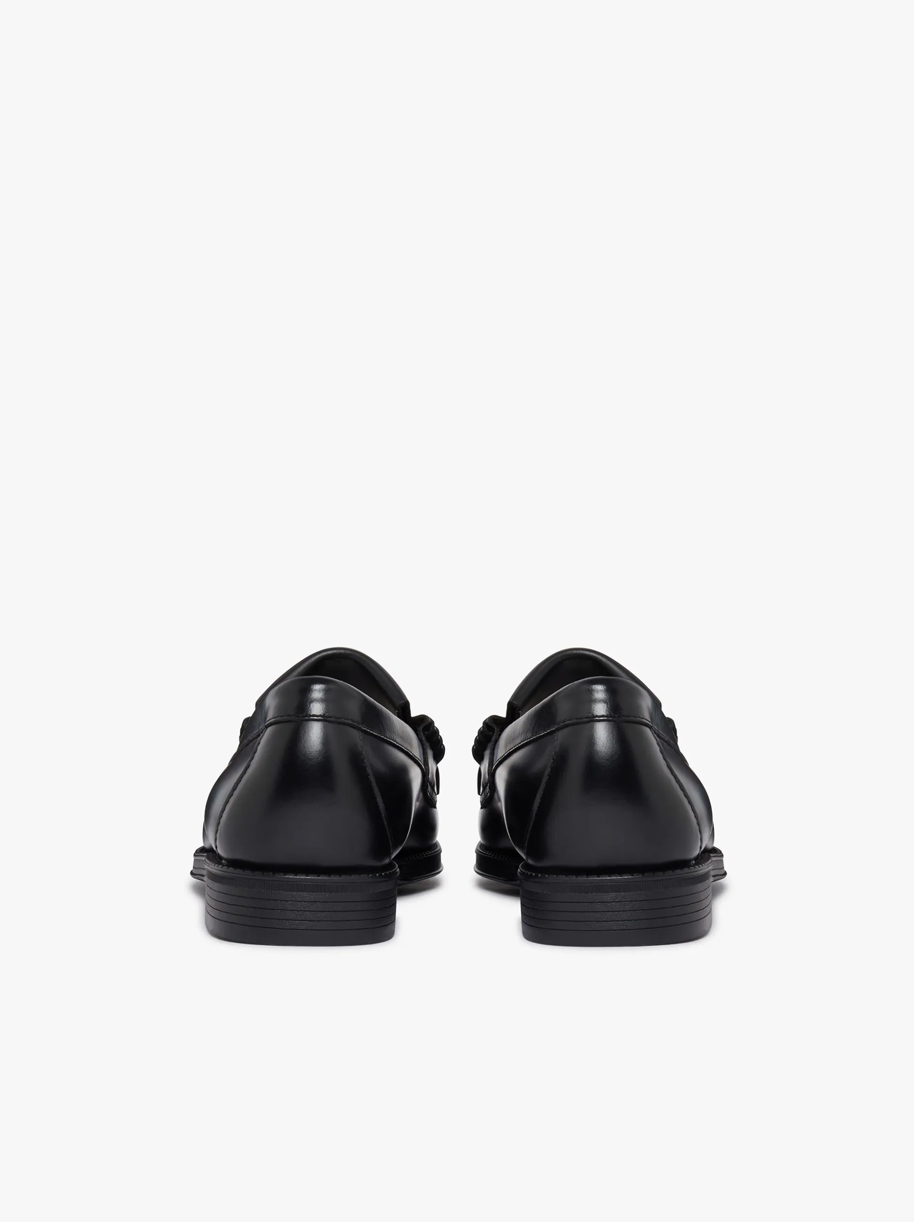 Easy Weejuns Layton II Kiltie Loafers Black Leather