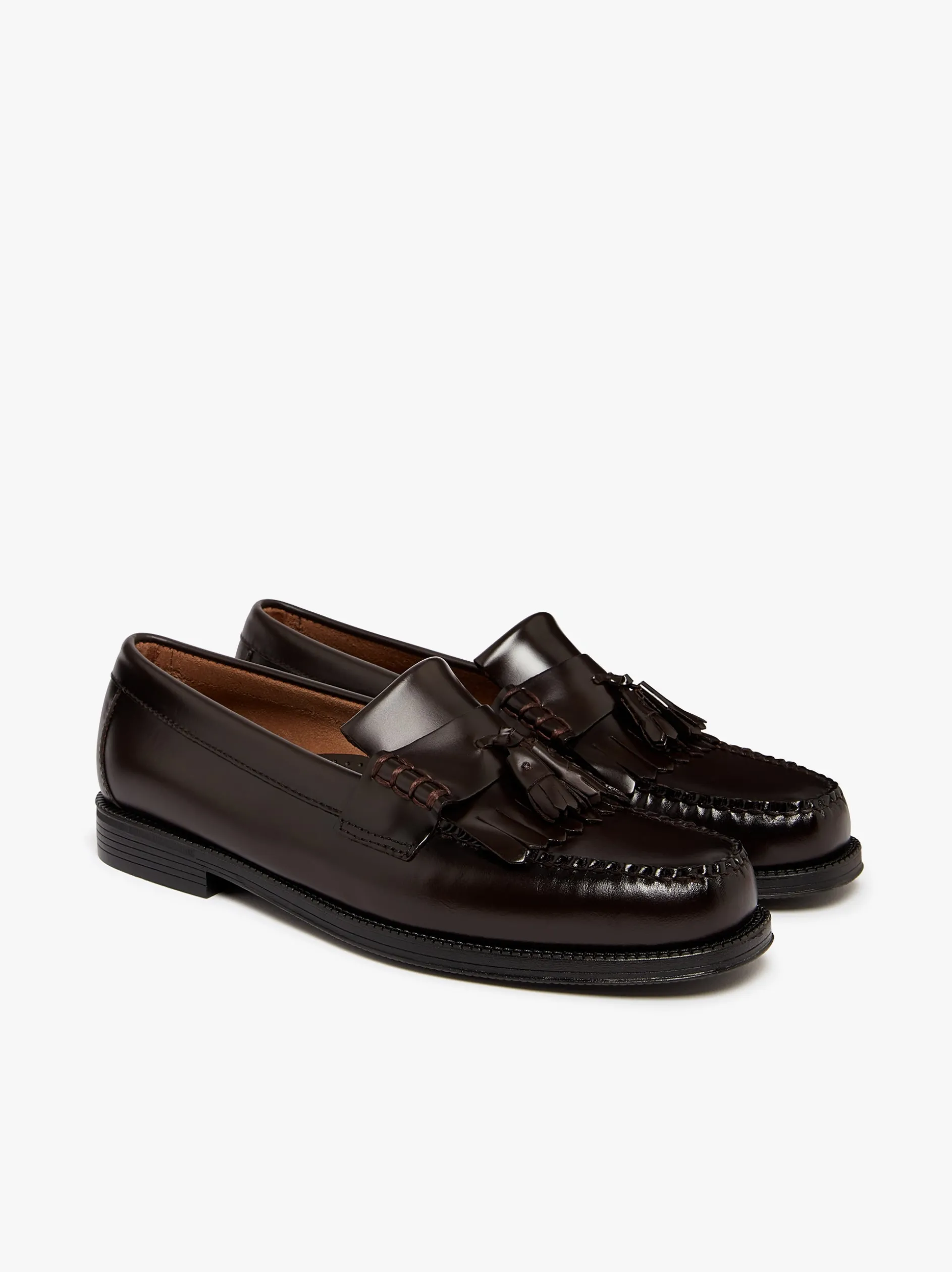 Easy Weejuns Layton Kiltie Loafers chocolate