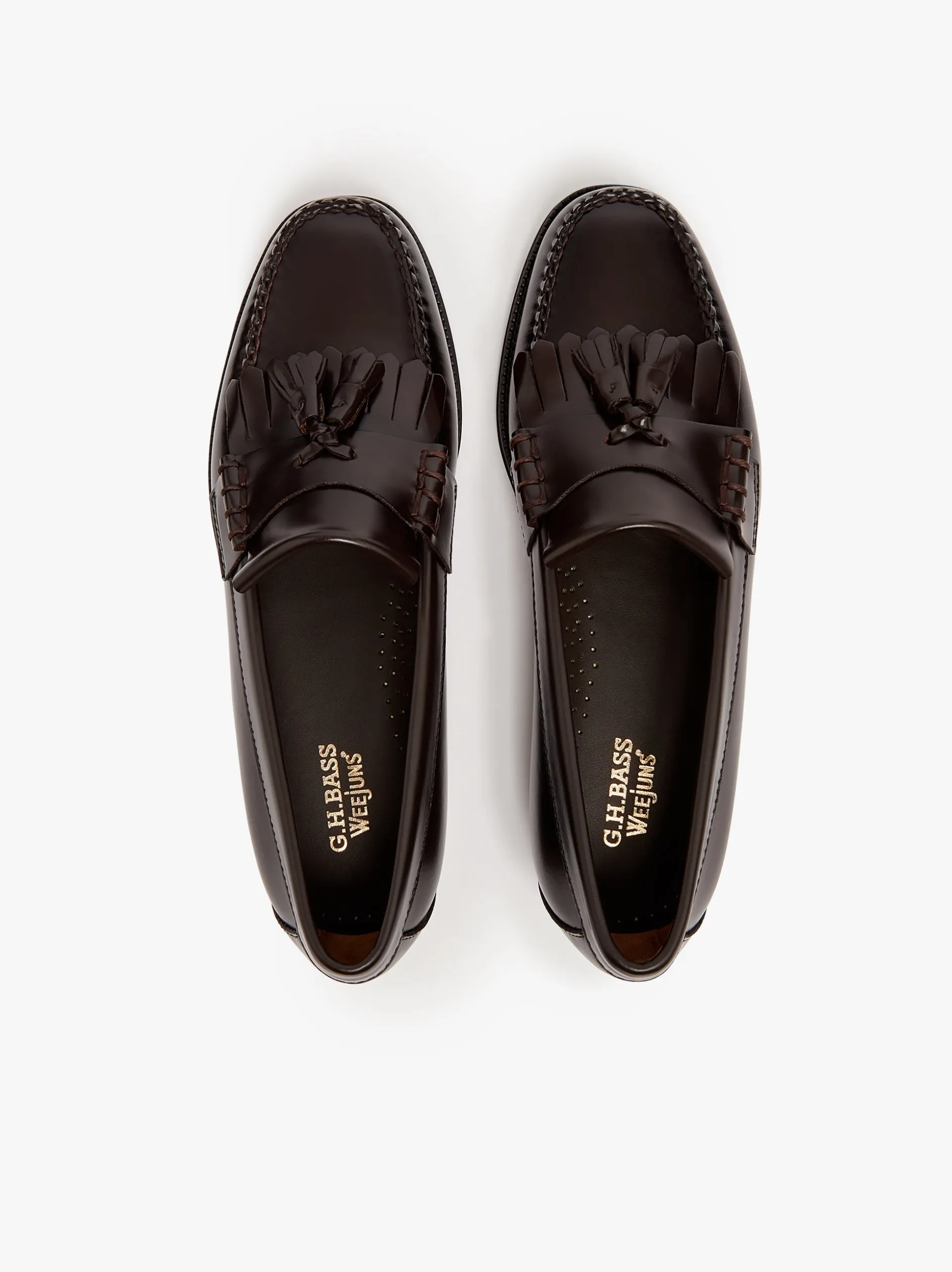 Easy Weejuns Layton Kiltie Loafers chocolate