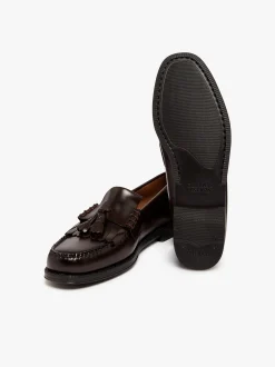Easy Weejuns Layton Kiltie Loafers chocolate