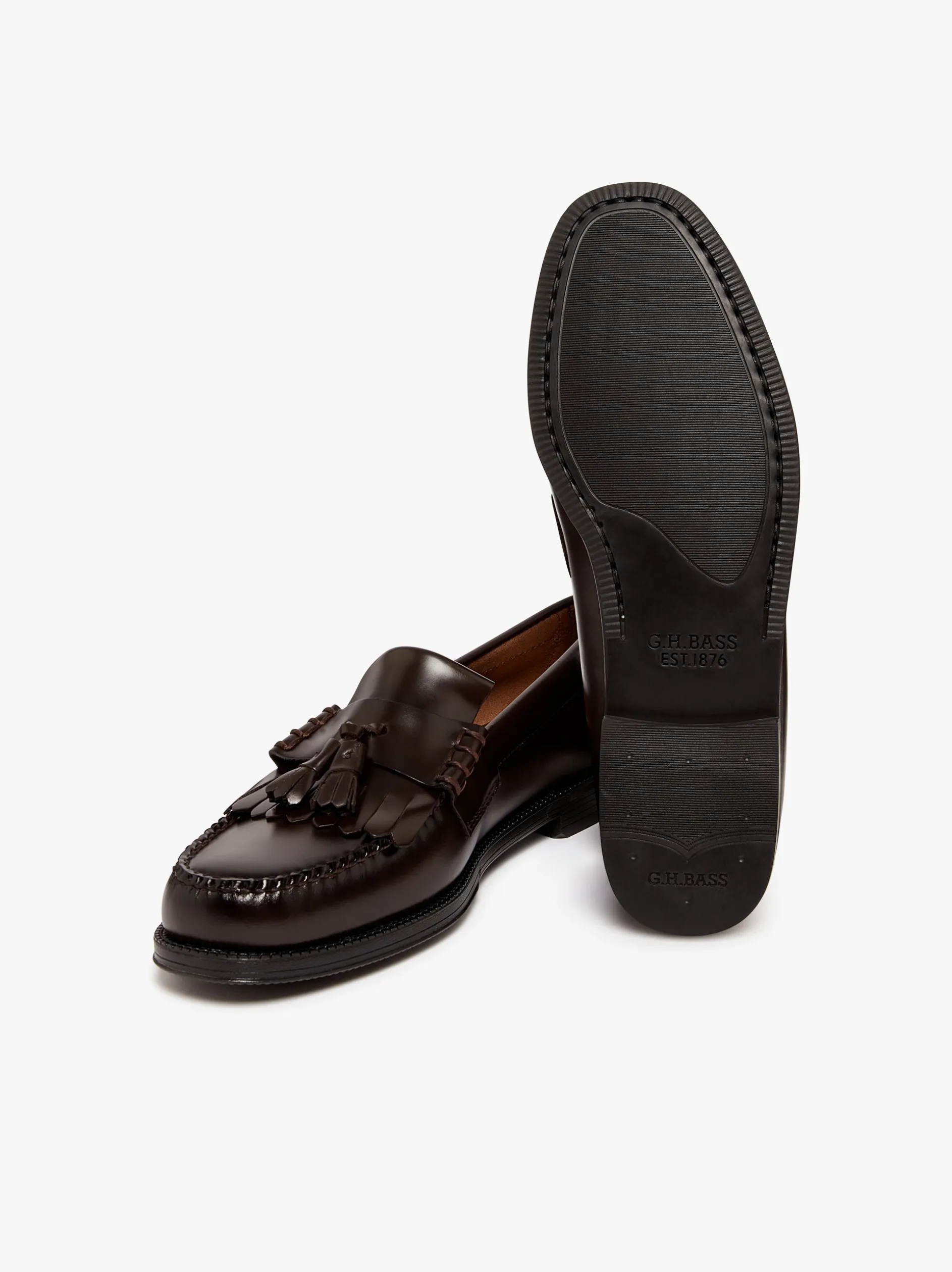 Easy Weejuns Layton Kiltie Loafers chocolate