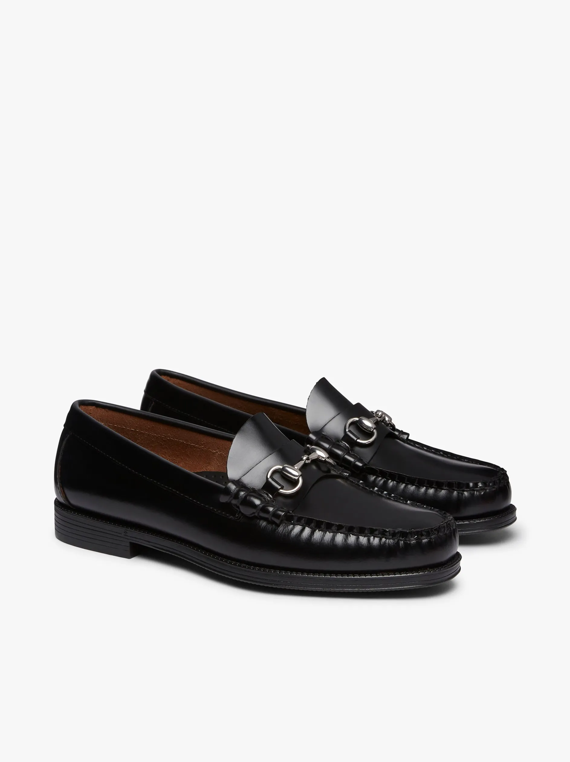 Easy Weejuns Lincoln Penny Loafers Black Leather