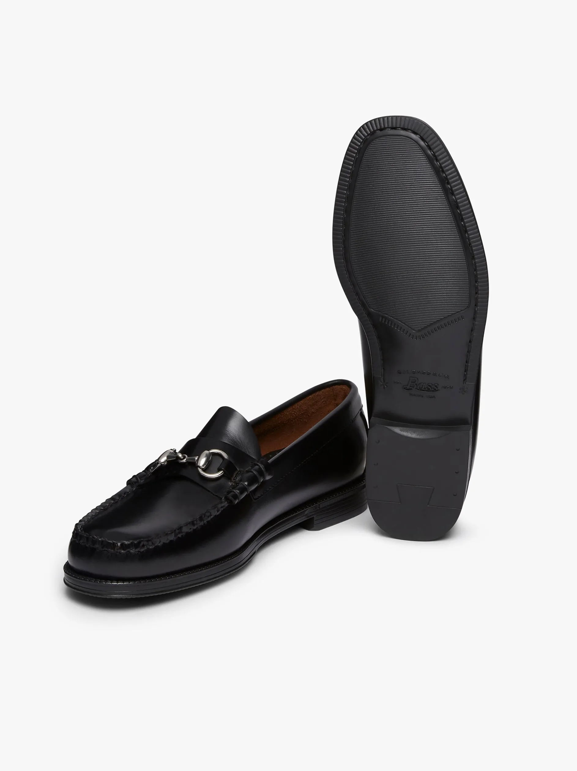 Easy Weejuns Lincoln Penny Loafers Black Leather