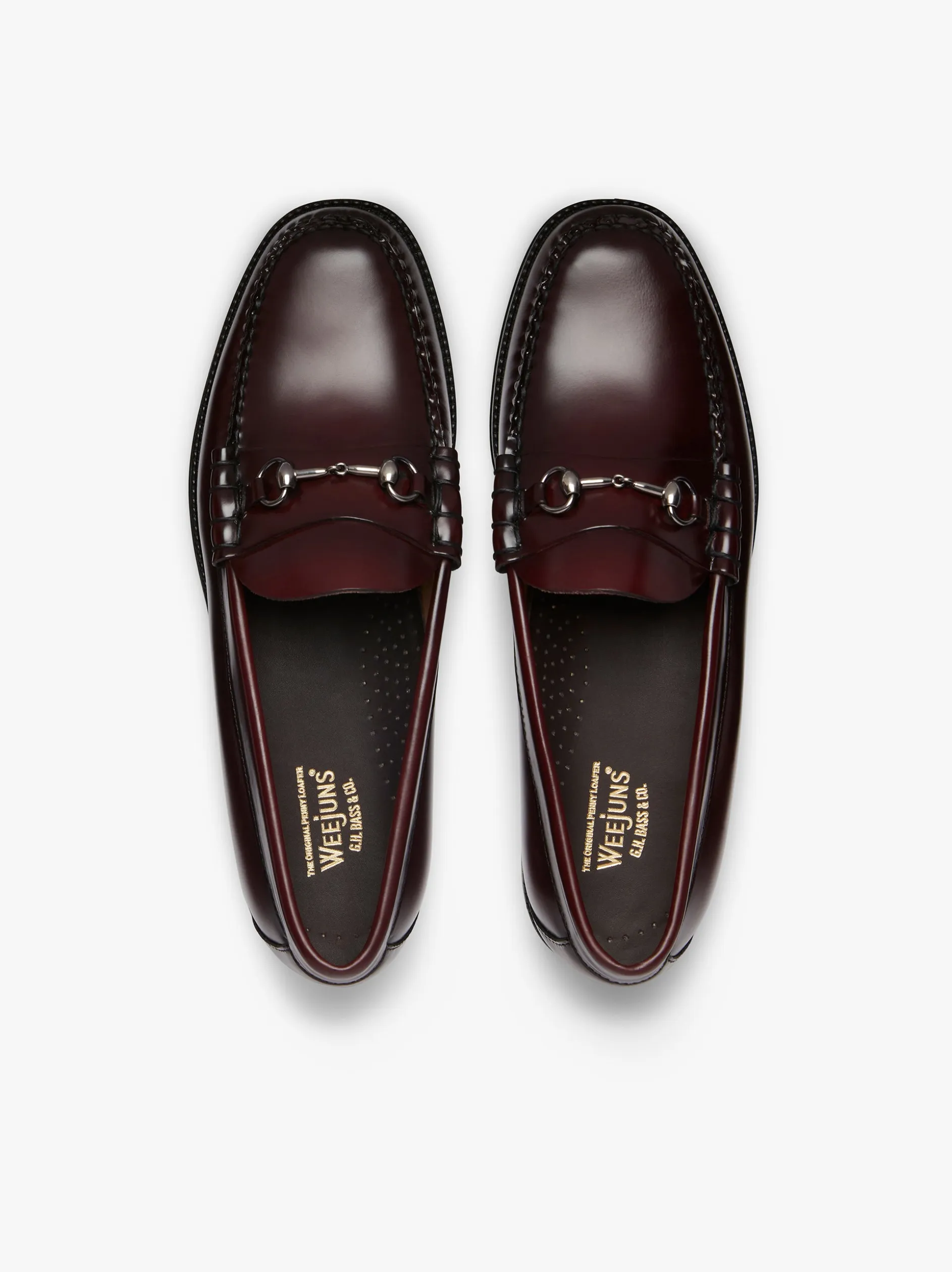 Easy Weejuns Lincoln Penny Loafers Wine Leather