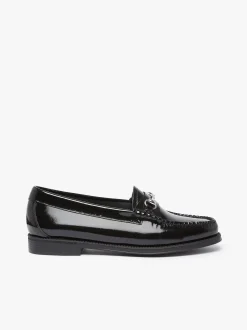 Easy Weejuns Penny Lianna Horsebit Loafers Black Patent Leather