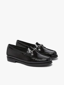 Easy Weejuns Penny Lianna Horsebit Loafers Black Patent Leather