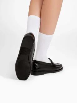 Easy Weejuns Penny Loafers Black Leather