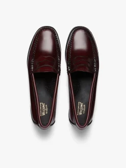 Easy Weejuns Penny Loafers Wine Leather