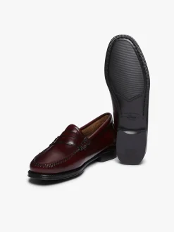 Easy Weejuns Penny Loafers Wine Leather