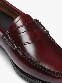 Easy Weejuns Penny Loafers Wine Leather