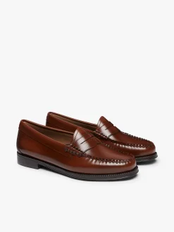 Easy Weejuns Penny Loafers Cognac Leather