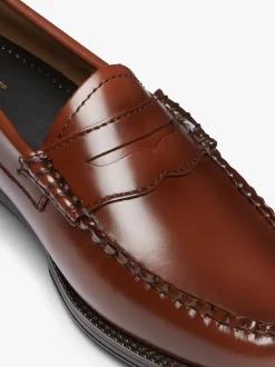 Easy Weejuns Penny Loafers Cognac Leather
