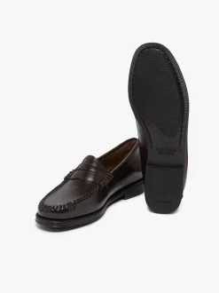 Easy Weejuns Penny Loafers Chocolate Leather