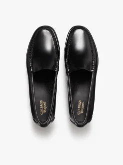 Easy Weejuns Venetian Loafers Black Leather