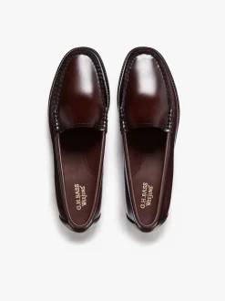 Easy Weejuns Venetian Loafers Wine Leather