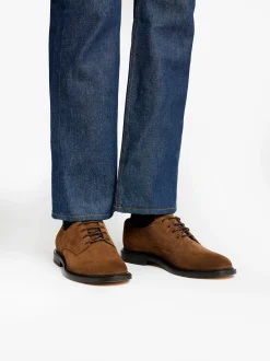 Franklin Derby Brown Suede
