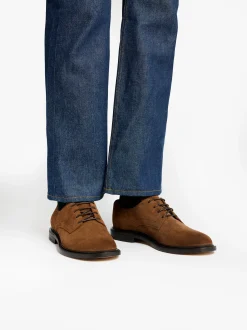 Franklin Derby Brown Suede