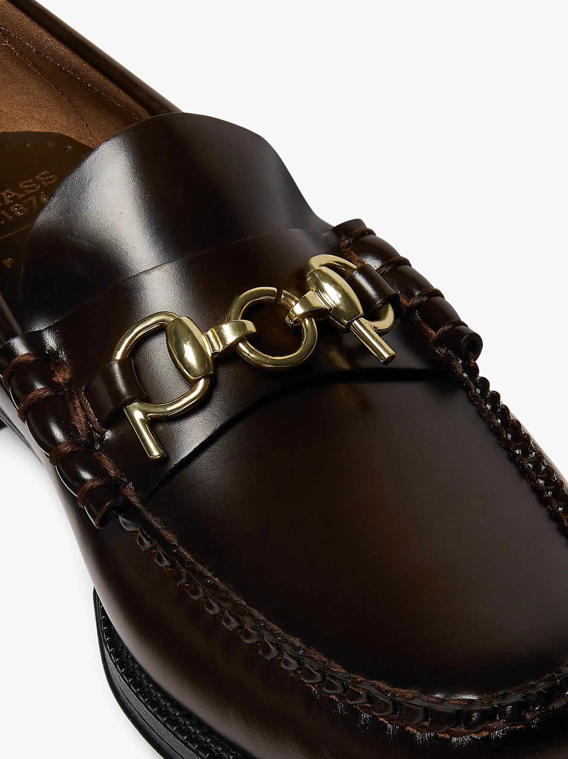 G.H.BASS & Pop Easy Weejuns Lincoln Loafers Chocolate Leather