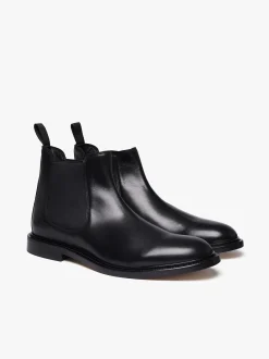 Harrison Heritage Chelsea Boots Black Leather